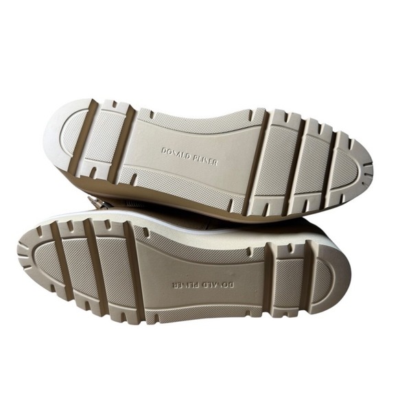 Donald Pliner Tinsley Caramel Calf Suede Ankle Boots Wedge Women 9.5 - Picture 3 of 10